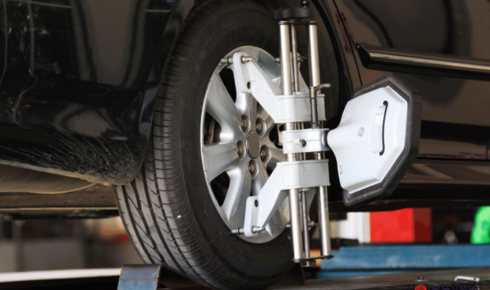 Wheel alignment clamps