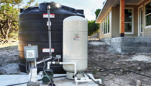 water storage tank installation service
